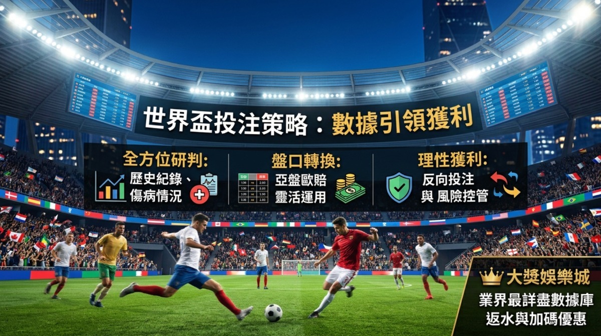 大獎娛樂城世界盃投注教學